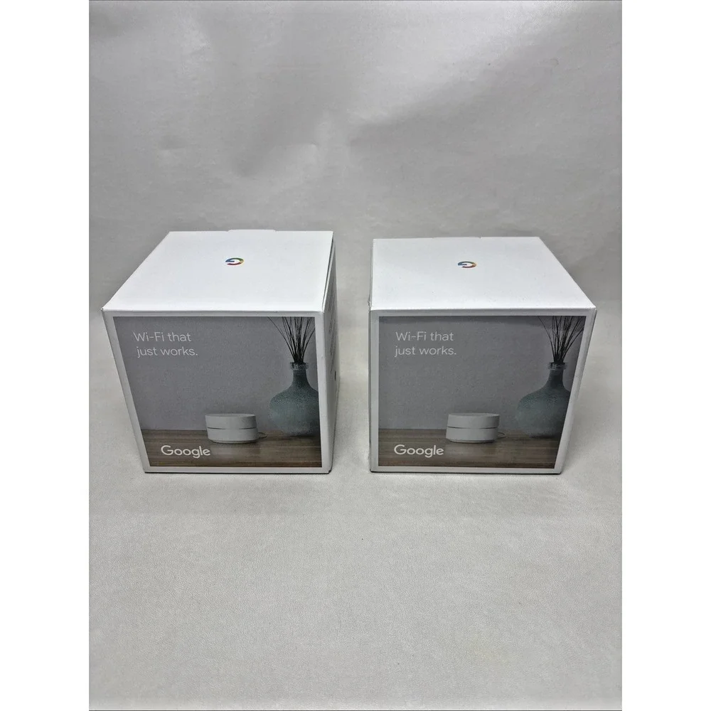 Google Wifi AC1200 Mesh WiFi System Wifi Router 1500 Sq Ft Coverage 2 pack
